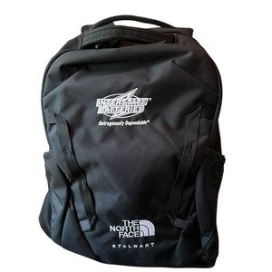 The North Face Black Stalwart Backpack With Company Logo NWOT